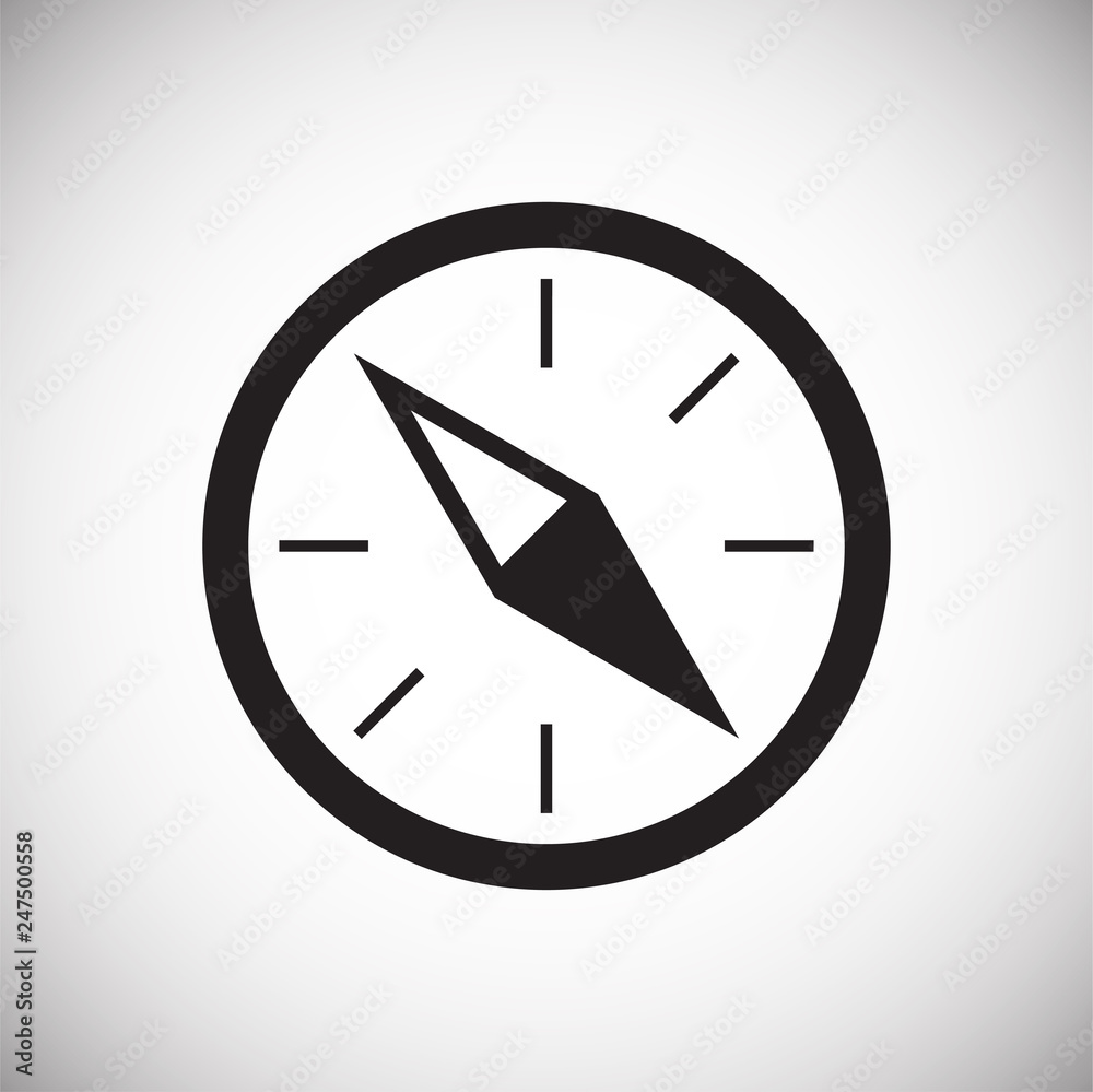 Poster navigation icon on white background for graphic and web design, modern simple vector sign. internet 