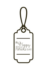 st patrick day commercial tag isolated icon