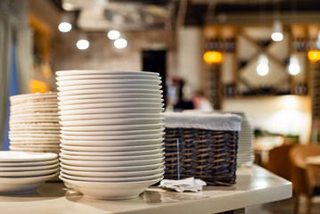 table set restaurant