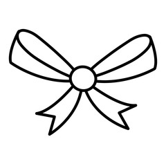 cute bowntie isolated icon