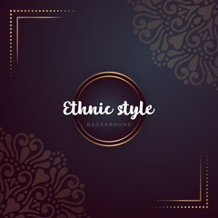 Gold background with mandala