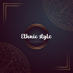 Gold background with mandala