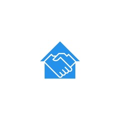 Property real estate deal icon logo template 3