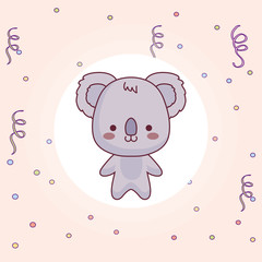 cute and little koala character