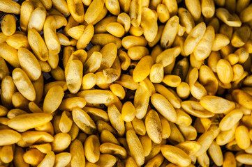 Thai sericulture silkworm cocoons, Thailand