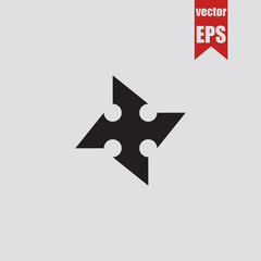 Shuriken icon.Vector illustration.