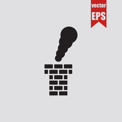 Chimney icon.Vector illustration.