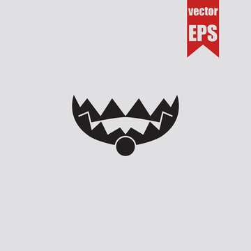 Trap Icon.Vector Illustration.