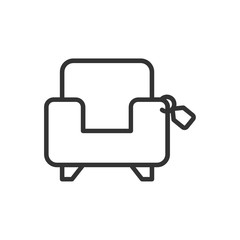 Fototapeta premium sofa icon