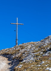 Gipfelkreuz des Strudelkopf, Dolomiten, S&uuml;dtirol