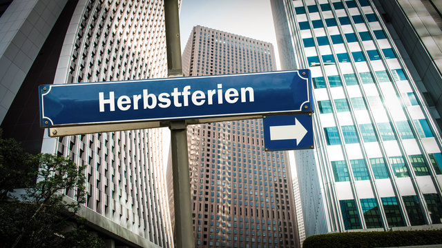 Schild 375 - Herbstferien