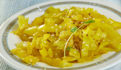 Patta Gobhi Gujarati Style