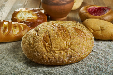 Russian Rustic rye bread