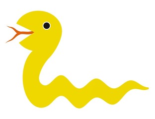 黄色いヘビ