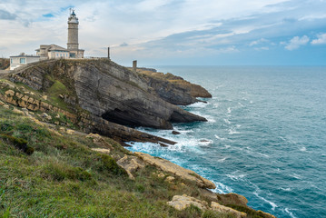 Cabo Mayor lighthouse, Santander, Spain