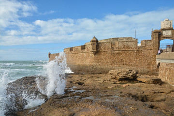 The fortress San Sebastian (Castillo de San Sebastian) in Cadiz. © sergunt