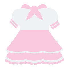 cute girl dress icon