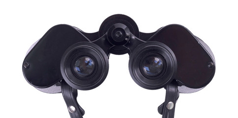 Vintage binoculars isolated