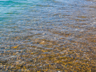 Clear sea water