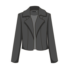 Elegant and stylish classic black/dark gray blazer/jacket