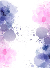 Waterocolor splash background