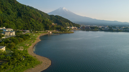 Obraz na płótnie Canvas Monte Fuji en Kawaguchiko