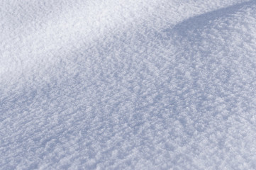 Obraz premium texture of snow close up