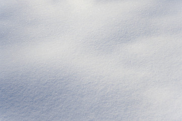texture of snow close up