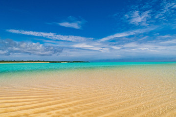 Beautiful beaches　　鹿児島県与論島の砂紋２１