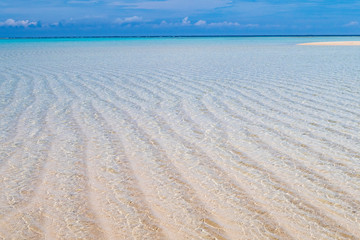 Beautiful beaches　　鹿児島県与論島の砂紋１９