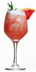 cocktail, rosemary, alcoholic cocktail, grapefruit, copy space