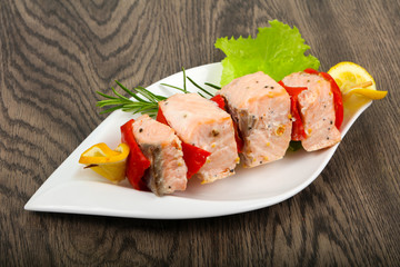 Salmon Skewer