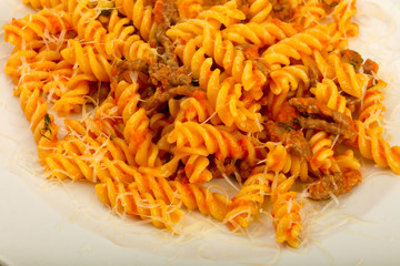 Fussili bolognese