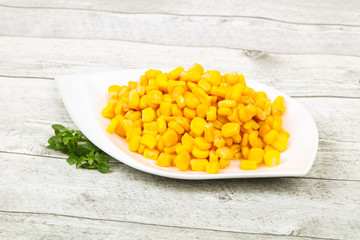 Young sweet corn
