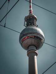 Berlin Television Tower, low angle