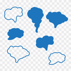 Smoke and steam smell lines.  Hand drawn doodle smoke, clouds and fog