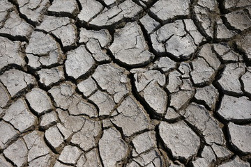 Climate warming dry chapped land