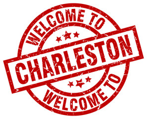 welcome to Charleston red stamp