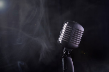 Classic Retro Style Modern Microphone 