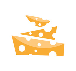 vector swiss illustration flat modern style white background