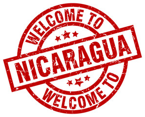 welcome to Nicaragua red stamp