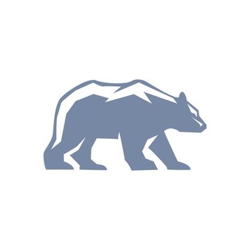 Wild Animal Bear Logo Vector