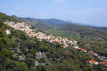 Fototapeta na wymiar Smokvica, Korcula island Croatia
