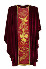 Golden embroidered Church vestments