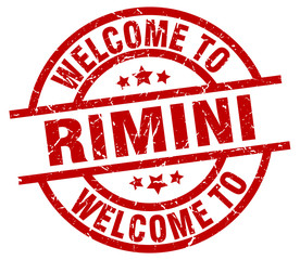 welcome to Rimini red stamp