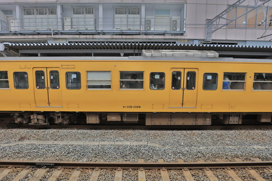 The Local Train Of West Japan Railway Company