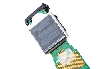 LCD distance meter indicator