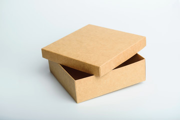 opened carton box