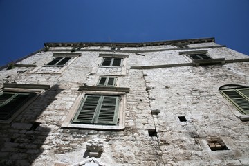Ancient building in Sibenik, Croatia