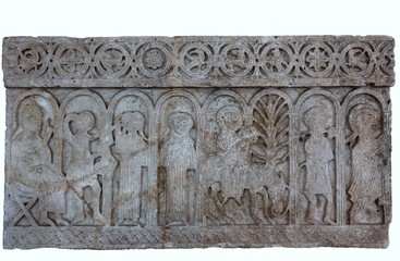 Pluteus from St. Nediljica, Archeological Museum in Zadar, Croatia